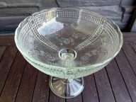 PATERA OWOCARKA WIEŃCE GIRLANDY HSG ZĄBKOWICE SZKŁO PRL - STAN BDB