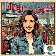 Personalizowany Plakat A3 - Zmień swoje zdjęcie w Retro Komiks | Walentynki