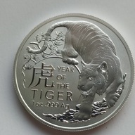 Lunar 3 Rok Tygrysa RAM 1 oz 2022