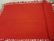 OBRUS SERWETA SERWETKA PŁÓCIENNY SKANDYNAWSKI ORYGINALNY CZERWONY