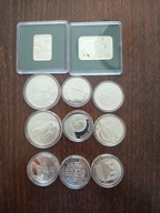 Zestaw monet kolekcjonerskich 2007 r stan menniczy+ Foldery