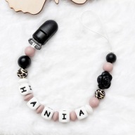 Personalizowana zawieszka do smoczka z imieniem silikonowa