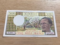 Dżibuti - 5000 franków - UNC