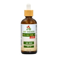 Suplement diety Bio Herbs Witamina D3 + K2 MK-7 krople 100 ml