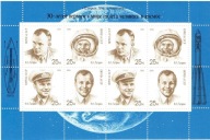 ZSRR - Gagarin - Kosmos - Mi. 6185-88 ** arkusik