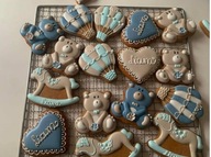 Pierniki, pierniczki podziękowania na chrzest, roczek