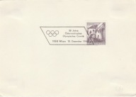 Kasownik 20-lecie Austriackiego Komitetu Olimpijskiego 1966