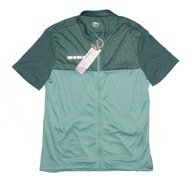 CRANE_Świetna KOSZULKA_miętowa zamek kieszonki rower bieganie NOWA_M