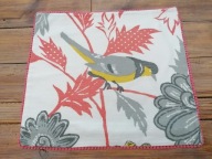 SKANDYNAWSKI DESIGN RUSTYKALNA POSZEWKA PTAK VINTAGE 45x50 nr.4