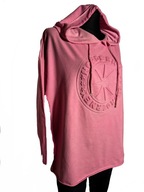 Różowa bluzka bluza z kapturem długi rękaw 100% cotton r. XL