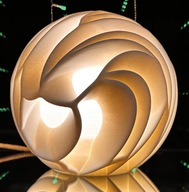 Lampa Led stołowa nocna designerska nowoczesna E27 wys 24 cm