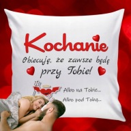 PODUSZKA PREZENT WALENTYNKI ROCZNICĘ ZAKOCHANYCH MĘŻA ŻONY DZIEŃ KOBIET W52