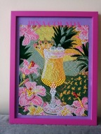 Kolorowe drinki nr1 - Haft Diamentowy