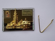 Matka Boska Częstochowska i klasztor Jasna Góra na lustrzanej tafli