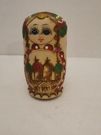 FIGURKA rzeźba DREWNIANA MATRIOSZKI MATRIOSZKA