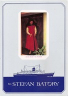 TSS STEFAN BATORY -jadłospis -kolacja -Rostok -1976 rok- wycieczka zimowa