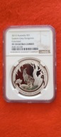 20 zł - Zwierzęta Świata Kangur Olbrzymi ULTRA CAMEO max nota NGC PF 70