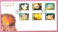Jersey 2004, FDC 6zn. fauna morska, koralowce, Mi 14€