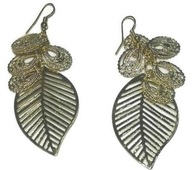 Długie Kolczyki w kształcie Liści