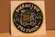 NAKLEJKA DOŁADUJ SIĘ PRZYGODĄ - CAMPER - AUTO - BUS