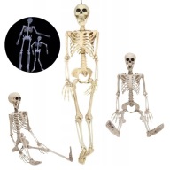 DEKORACJA NA HALLOWEN SZKIELET CZŁOWIEKA MODEL KOŚCIOTRUP SZKIELETOR XXL