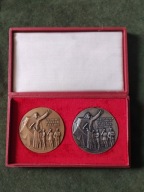 Medal Ludowe Wojsko Polskie srebrny i brązowy