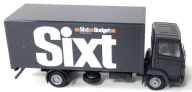Model Herpa 1:87 Mercedes Atego Sixt Budget H0 Solo Furgon Retro Kolekcja