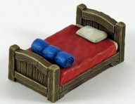 ŁÓŻKO do tawerny - żywica - Warhammer, makieta