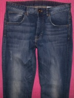H/Mdenim tapered - JEANSY BIODRÓWKI RURKI 170cm +14L