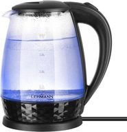 Czajnik Elektryczny Bezprzewodowy Podświetlany 2200W Szklany 2L