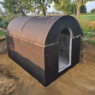 Półokrągła Piwniczka Ogrodowa |Betonowa Ziemianka Piwnica