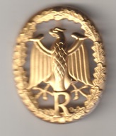 Bundeswehr odznaka sprawnosci Fizycznej DSA zlota 5x4.2 cm