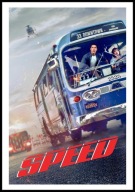 A2 PLAKAT FILMOWY FILM SPEED NIEBEZPIECZNA PRĘDKOŚĆ, SANDRA BULLOCK (1994)
