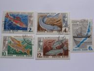 ZSRR - ryby jez. Bajkał - Mi. 3264-68 kasowane