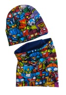 Zestaw czapka i komin PROMOCJA Super Zings rozmiar 54/55