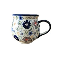 KUBEK CZESKI 300 ML CERAMIKA BOLESŁAWIEC EO35 UNIKAT