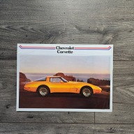 Chevrolet Corvette prospekt folder