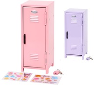 SKARBONKA MINI SEJF SZAFKA SZKOLNA na Kłódkę z Naklejkami 27,5x10,5 cm