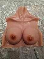 Sztuczne realistyczne silikonowe piersi z wypełnieniem żelowym miseczka C