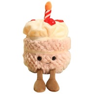 PLUSZAK MASKOTKA TORT TORCIK ŚWIECZKA PREZENT RÓŻOWY