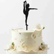 topper na tort dekoracja urodziny WYBÓR KOLORÓW GIMNASTYKA!!!