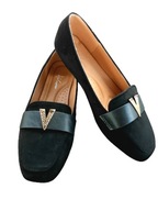 Mokasyny PÓŁBUTY BALERINY DAMSKIE ZAMSZOWE V-ki 37