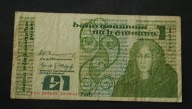 Irlandia - banknot - 1 Funt 1981 rok