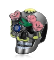 CHARMS HALLOWEEN TRUP CZASZKA meksyk emalia