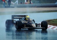 Plakat A3 - F1 Lotus 97T 1985 Ayrton Senna Wallpaper