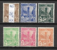 Tunezja xx J584 architektura MNH VF kartka błąd