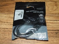 Kabel HDMI High Speed z Ethernet 4K UltraHD 1,8 m czarny Cable Expert !