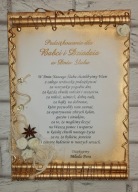 Podziękowania ślubne dla Babci i Dziadka dyplom x2