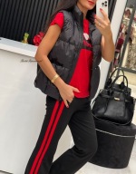 Kamizelka Czarna Pikowana Bestseller