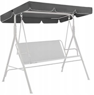 DASZEK DO HUŚTAWKI OGRODOWEJ POSZYCIE WYMIENNE 112X166 CM GRAFIT